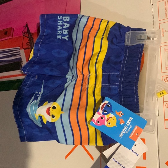 Nickelodeon Swim Boystoddler 2months Baby Shark Swimming Trunks Poshmark